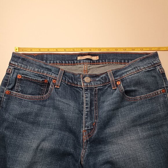Levi's 415 Relaxed Bootcut Jeans Size 31/12 Mid Rise Medium Wash - Picture 6 of 9